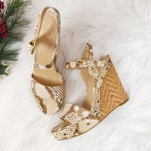 Michael Kors Snake Stud Wedges✨Brand New!